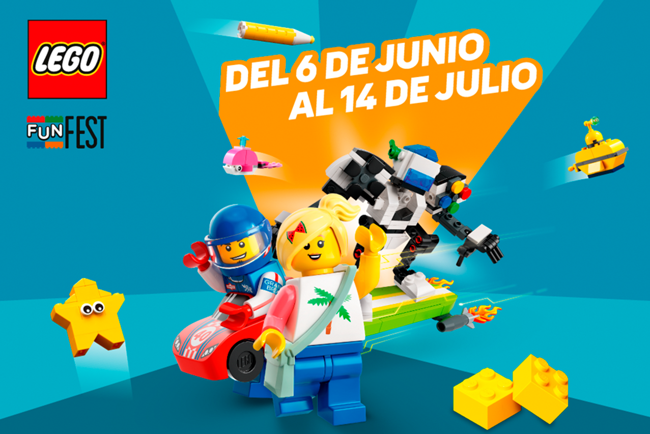 La diversión de LEGO Fun Fest llega a Car One Center desde el 6 de junio 